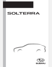 SUBARU SOLTERRA 2022-2023 NAVIGATION & MULTIMEDIA MANUAL (JDM)